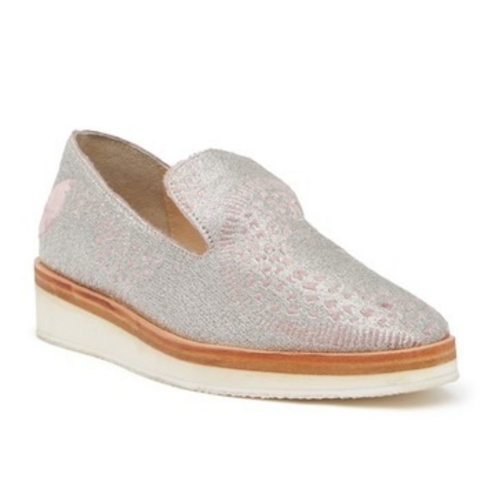 Free People Jacquard Snake Eyes Loafers sz 7